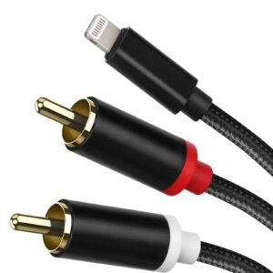 Cable Lightning vers RCA (compatible iPhone/iPad/iPod 2012/22)