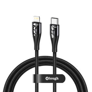 Câble lightning/usb-c en nylon tressé