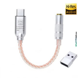 Adaptateur DAC audio Hi-Res usb-c vers jack femelle 3.5 mm