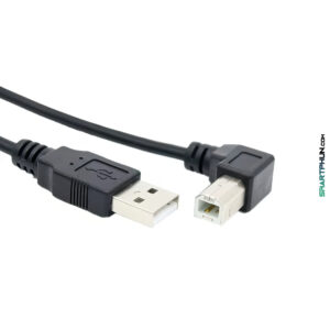Câble USB (USB-A vers USB-B) coudé 90°