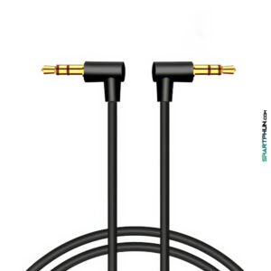 Cable jack mâle/mâle 3.5mm fiches coudées 90°